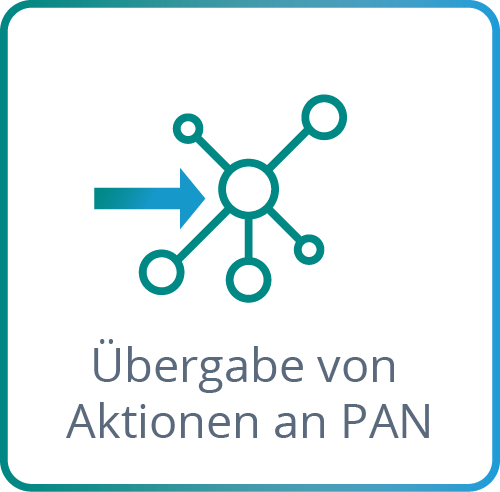 Übergabe von PAN Icon